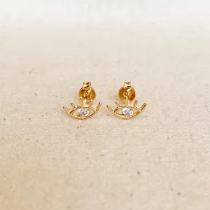 18k Gold-Filled Eye Studs