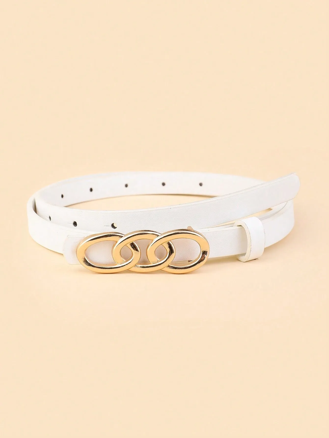 1pc Kids Chain Buckle Casual Style Belt, For Daily Life