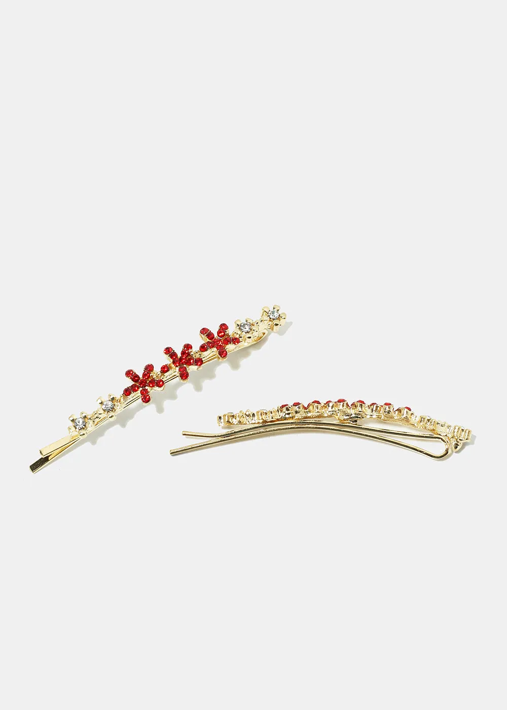 2-Piece Flower Hair Pins