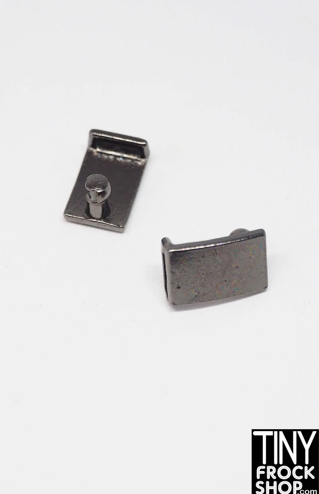 5mm Metal Flat Front Peg Buckle - More Colors