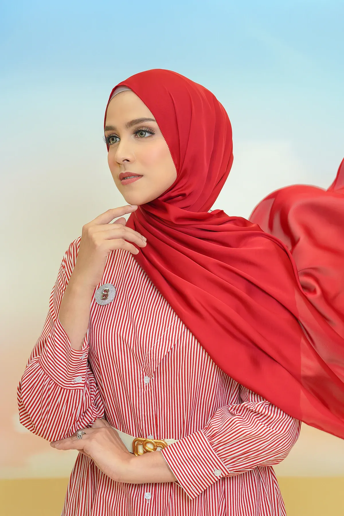 Alma Shawl 3.0 - Scarlet