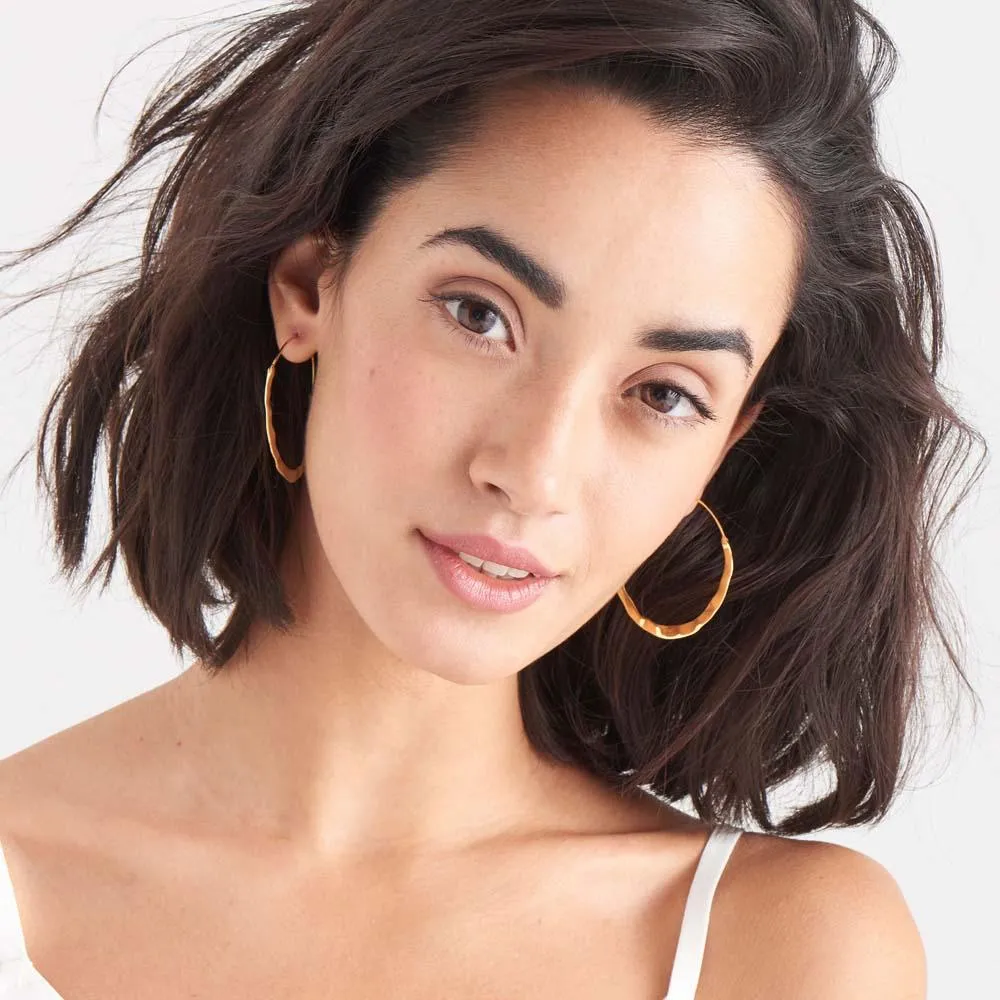 Ania Haie Crush Hoop Earrings - Gold