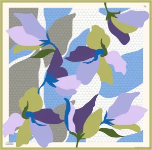 Armine Jonas Floral Silk Scarf #3