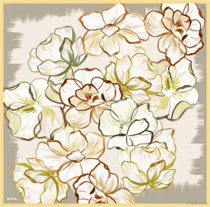 Armine Marley Floral Silk Scarf #31