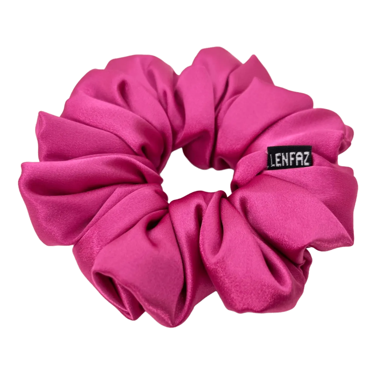 Barbie Pink Satin Silk Scrunchie