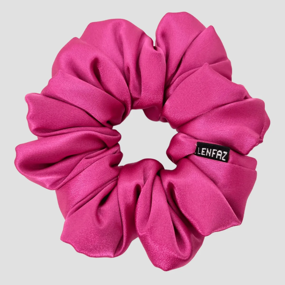 Barbie Pink Satin Silk Scrunchie