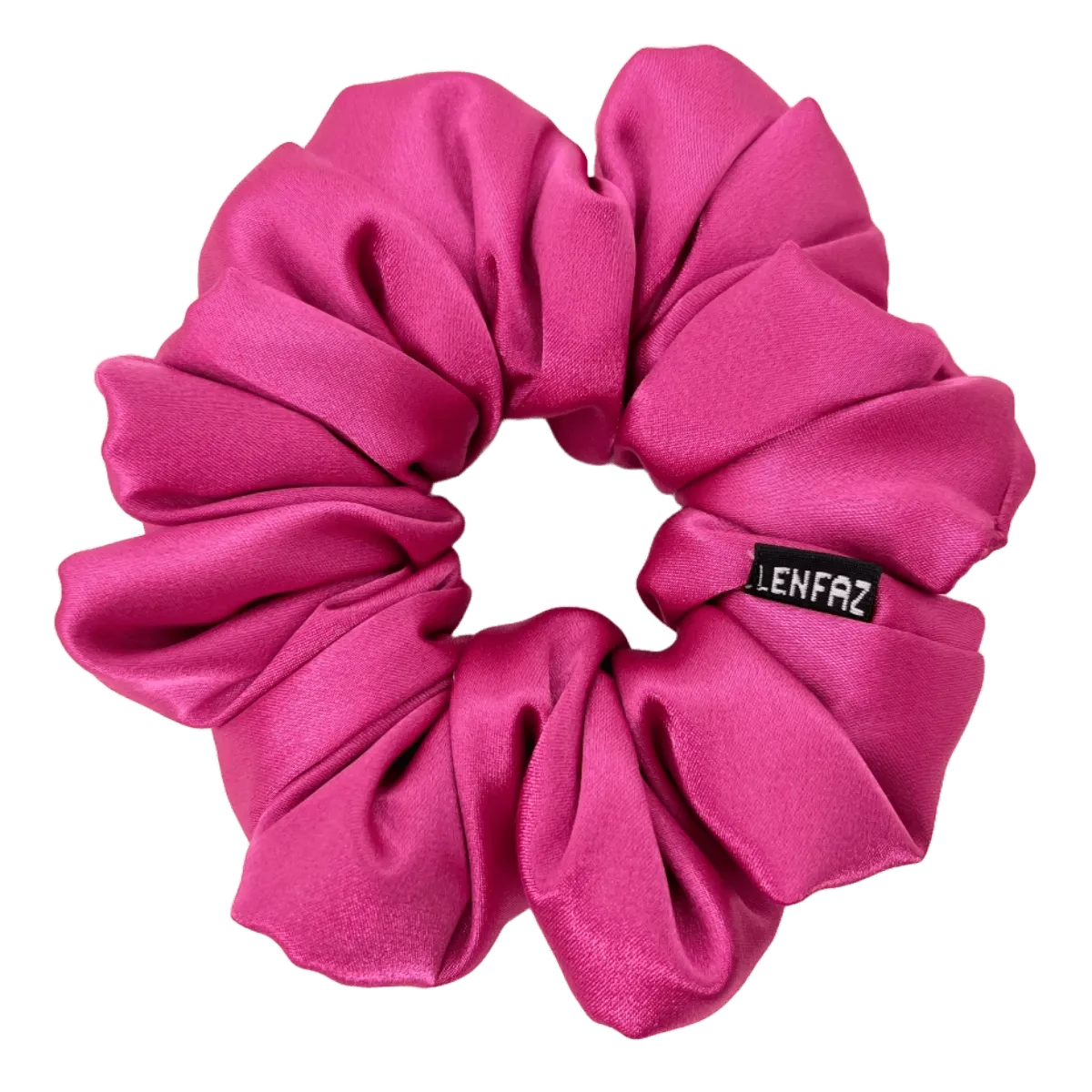 Barbie Pink Satin Silk Scrunchie