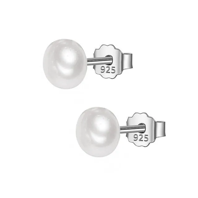 Baroque Pearl Stud Earrings