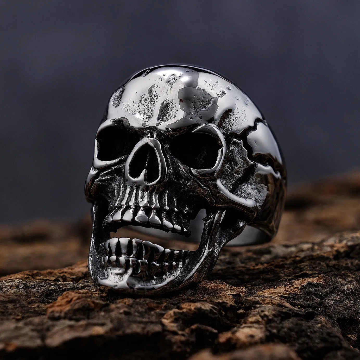 Biker Skull Ring