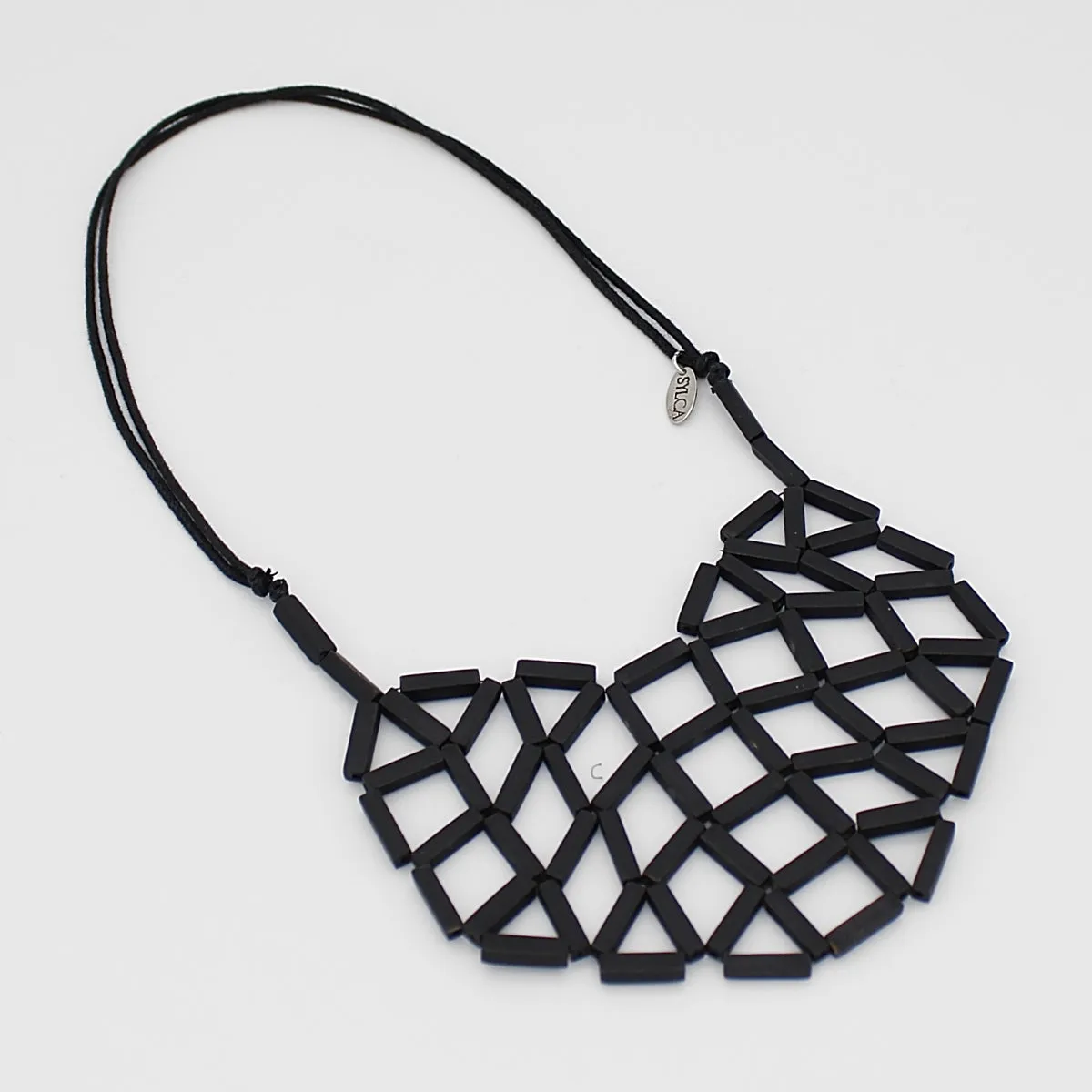 Black Lattice Necklace