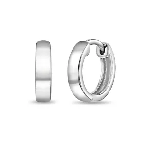 Bold 9-13mm Women's Earrings Hoop/Huggie - Sterling Silver