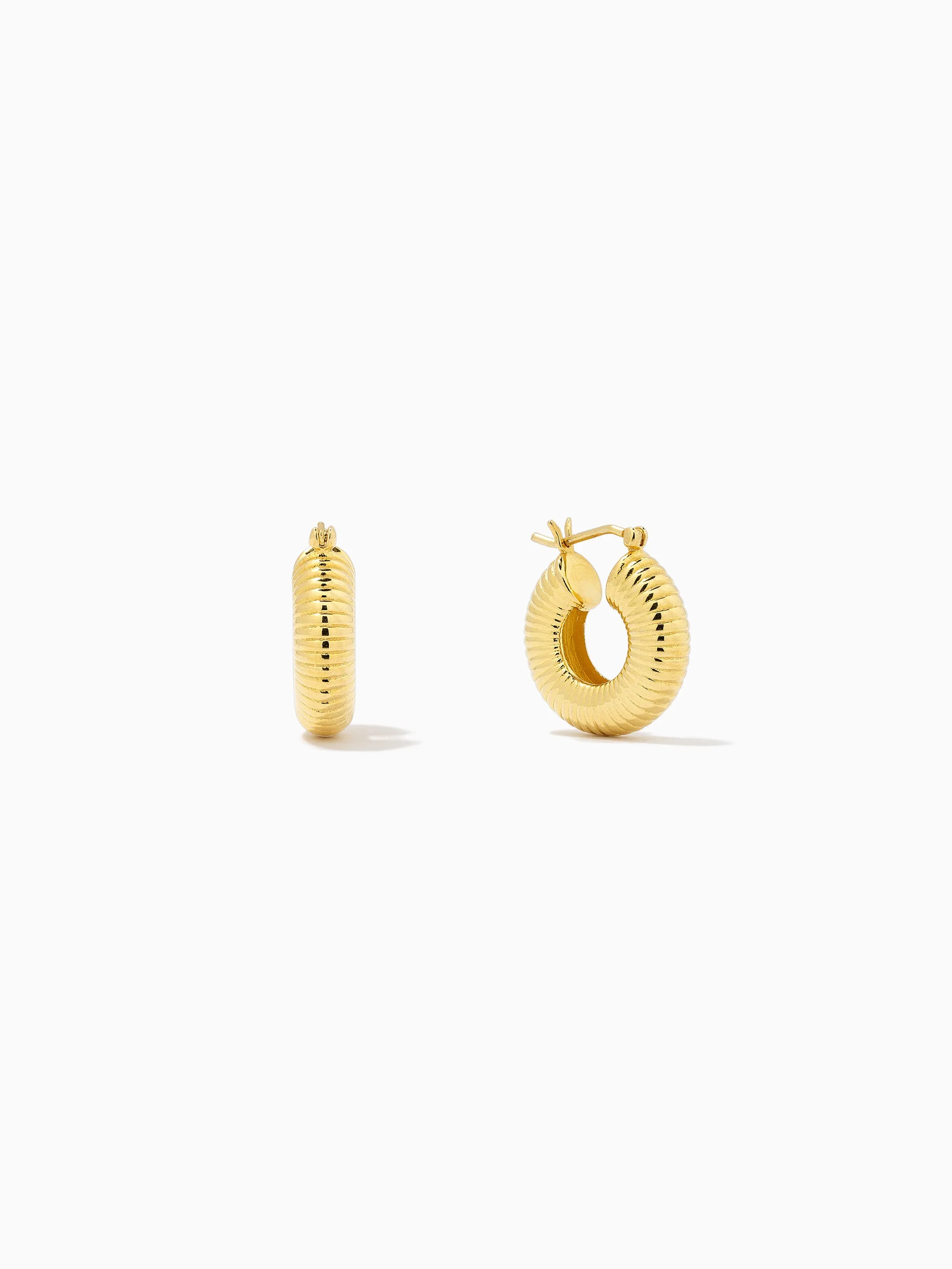 Bold Vermeil Hoop Earrings