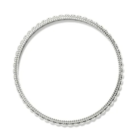 Brighton | Pretty Tough Pierced Slim Bangle Bracelet in Silver Tone