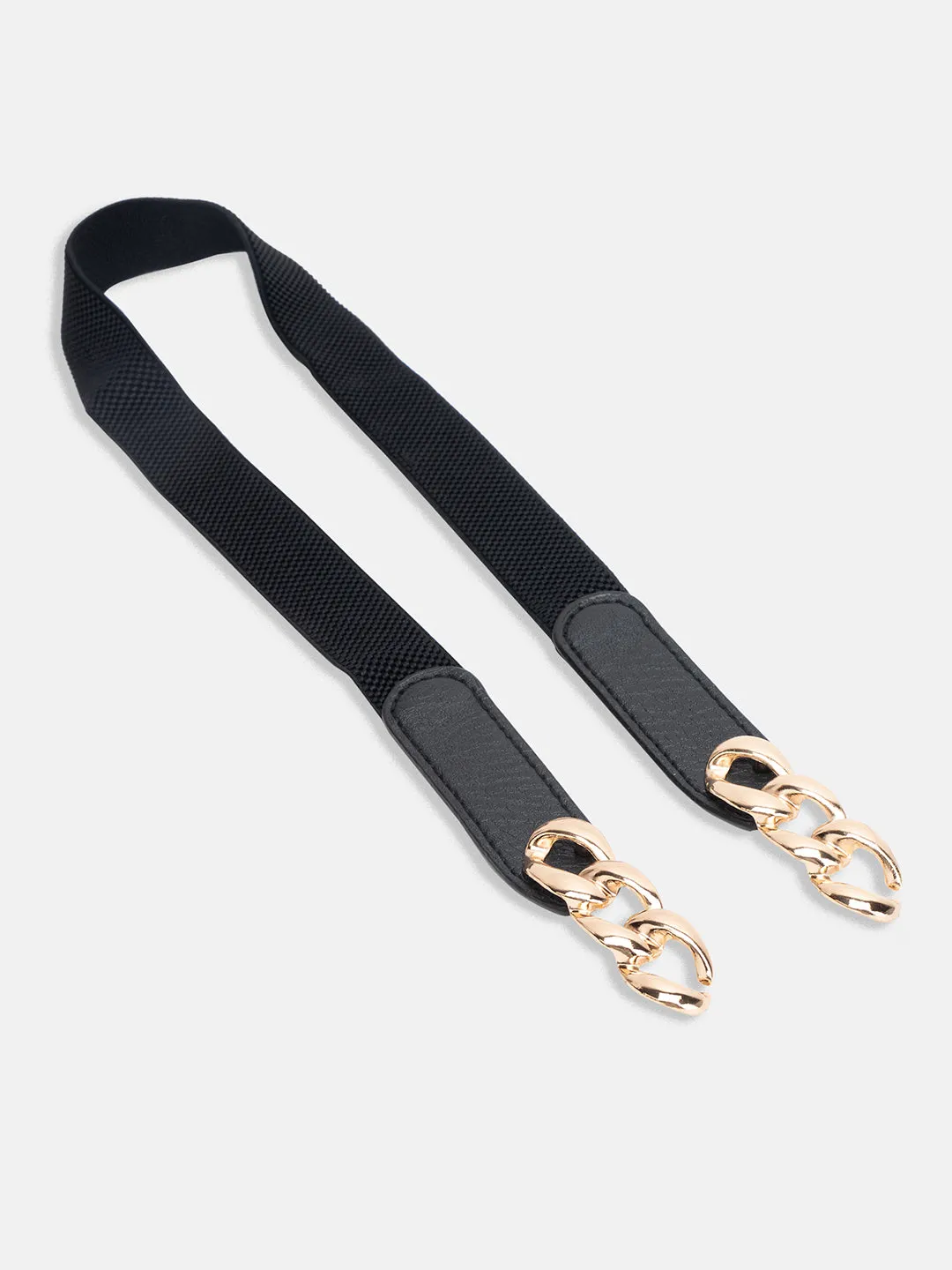 Chain Buckle Stretch Adjustable Waist Belt