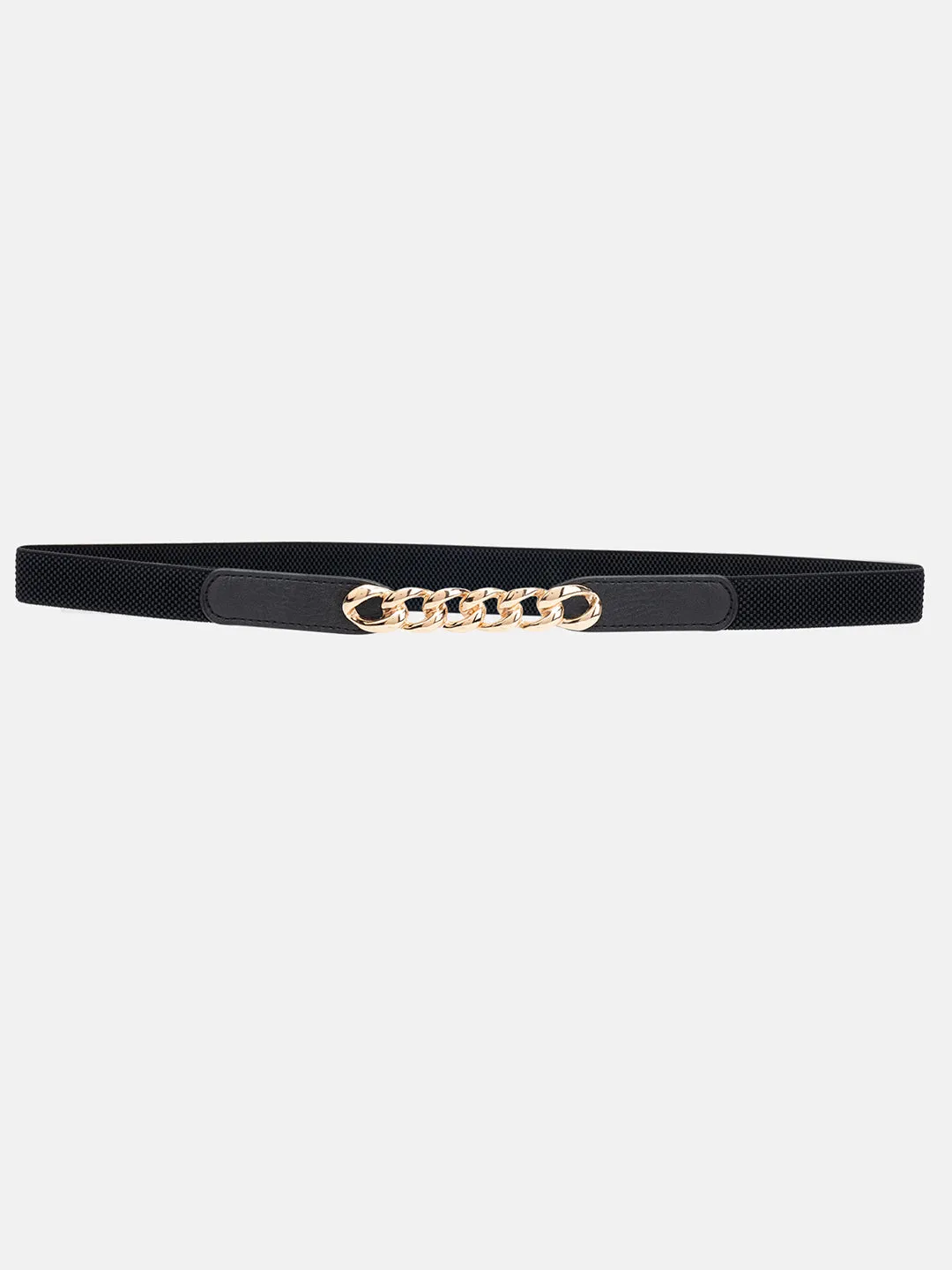 Chain Buckle Stretch Adjustable Waist Belt