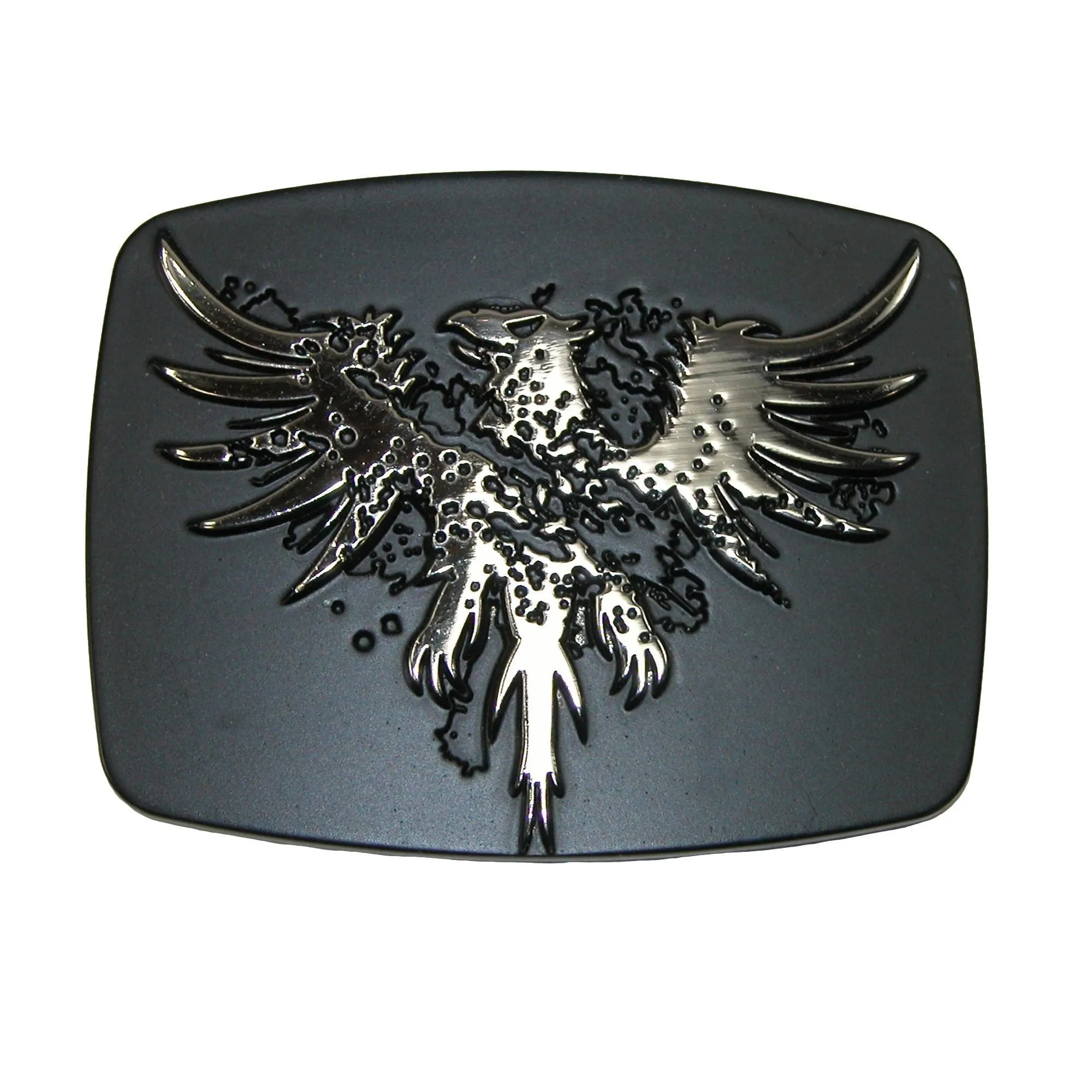 Chrome Phoenix Belt Buckle