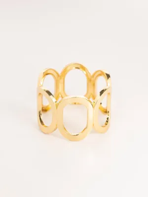 Chunky Gold Cuff Bracelet