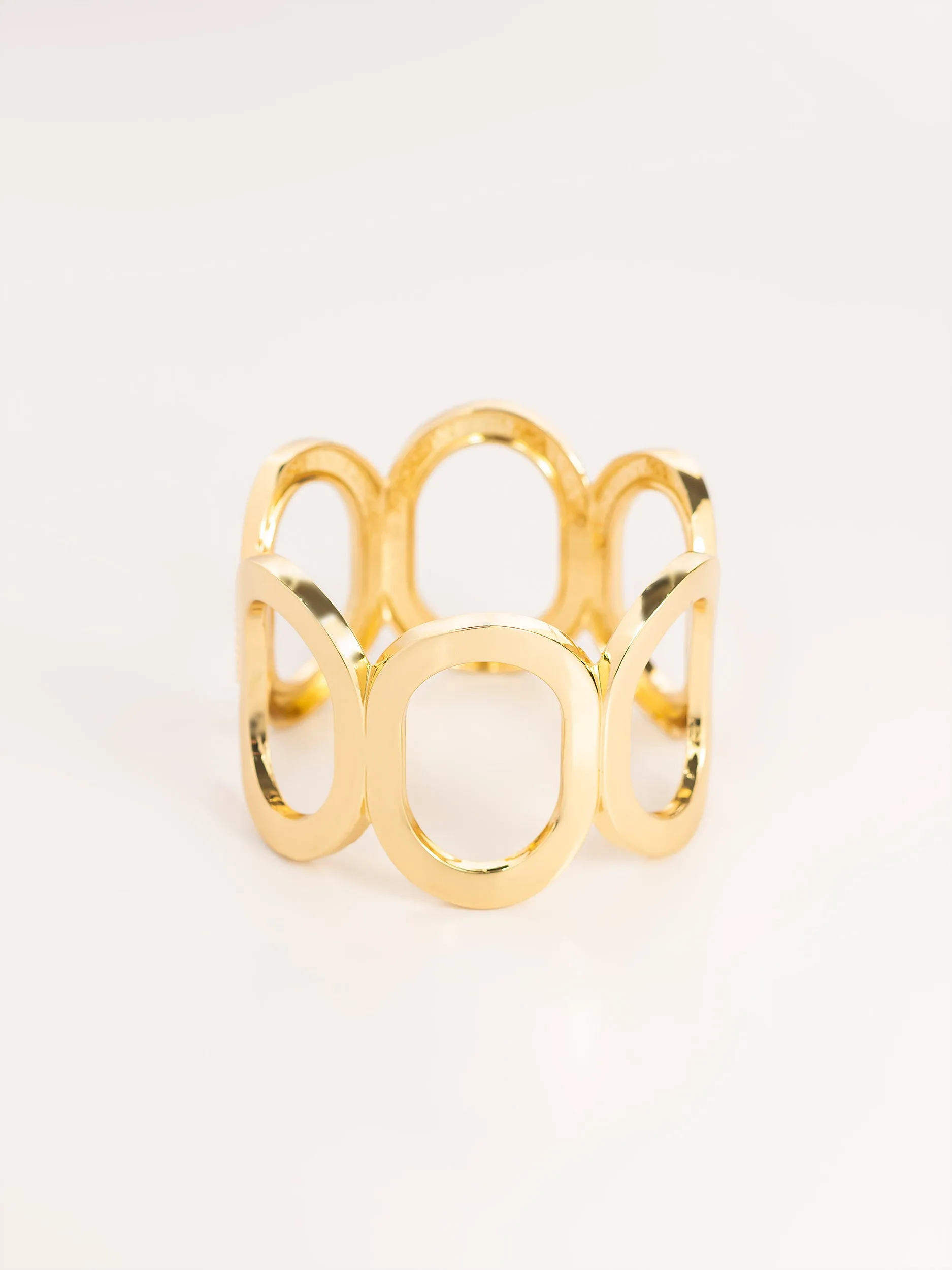 Chunky Gold Cuff Bracelet