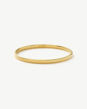 Classic Bangle | 18ct Gold Plated