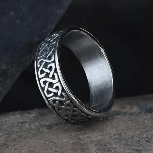 Classic Pattern Stainless Steel Ring