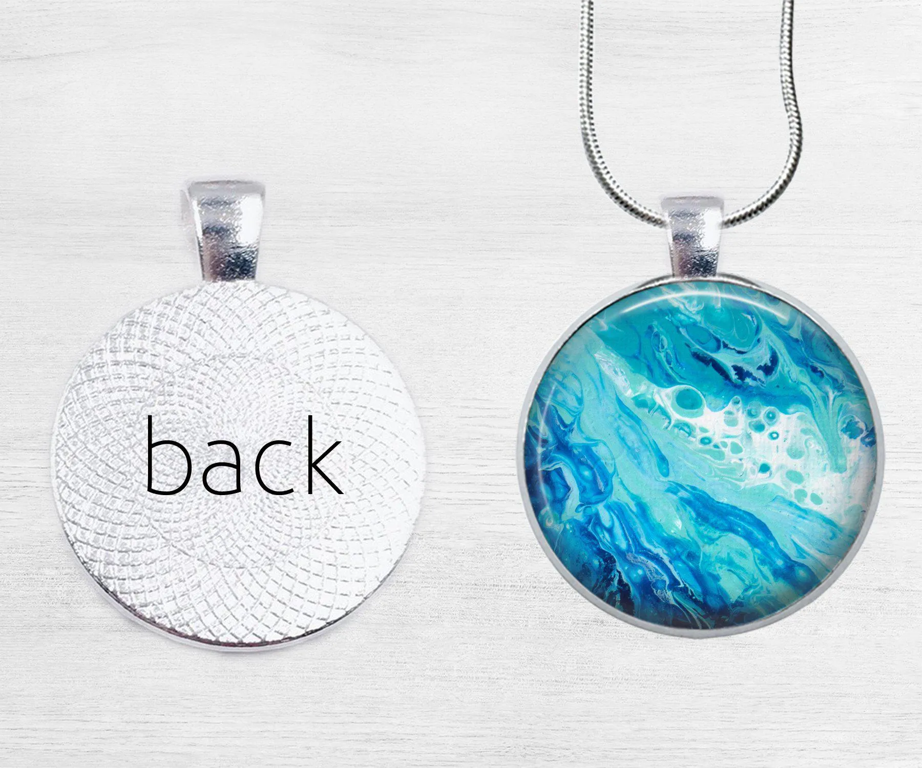 Coastal Breeze Circle Necklace | Beach Jewelry