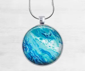 Coastal Breeze Circle Necklace | Beach Jewelry