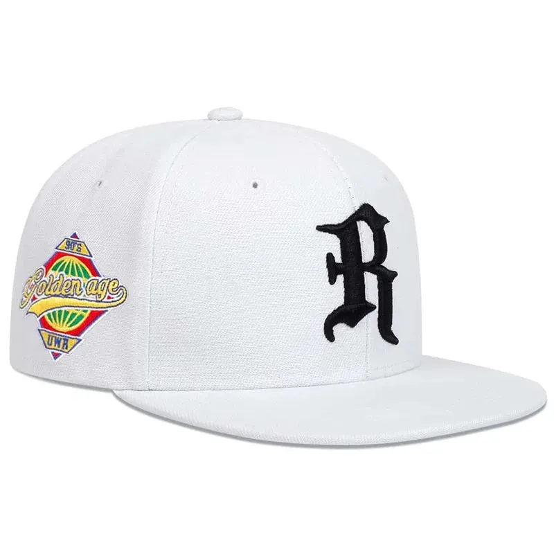 Cotton R Embroidered Baseball Caps Hip Hop Sports Trucker Hats