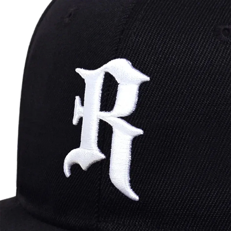 Cotton R Embroidered Baseball Caps Hip Hop Sports Trucker Hats