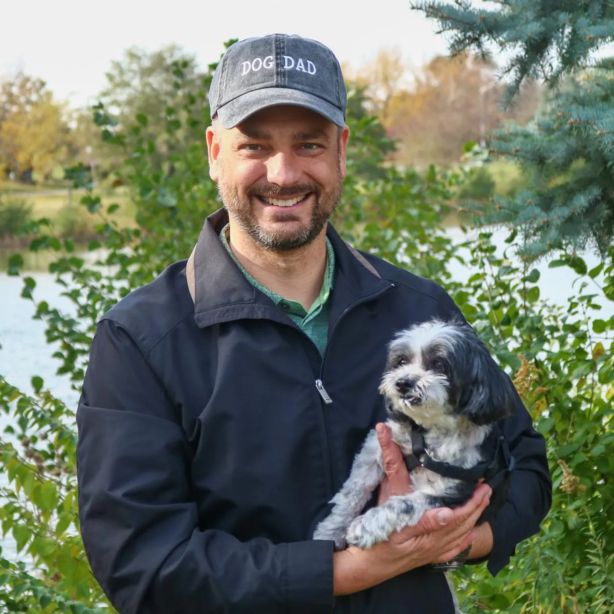 David & Young Men's Washed Cotton Dog Dad Baseball Cap