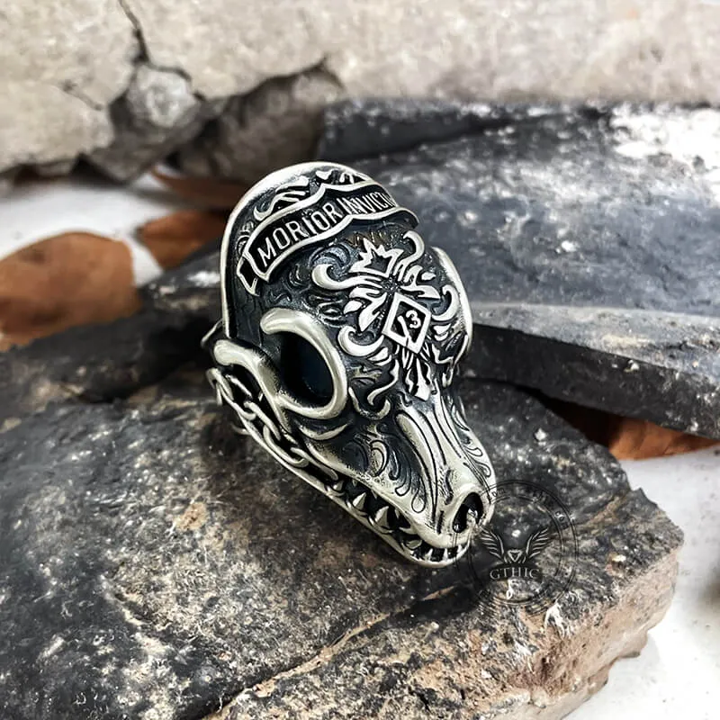 Days Gone Morior Invictus Sterling Silver Ring