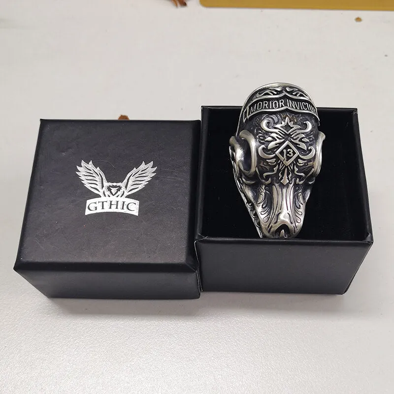 Days Gone Morior Invictus Sterling Silver Ring