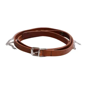 DIESEL BTENA Womens Belts Genuine Cow Leather Vintage Ladies Thin Waist Belts