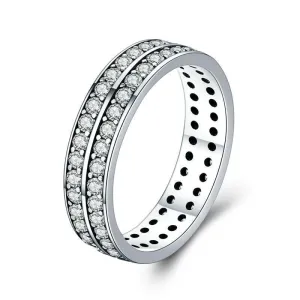 Double Layer Wedding Band