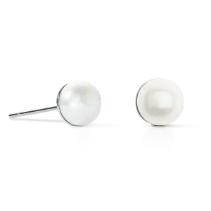 Earrings Classic Freshwater Pearl silver