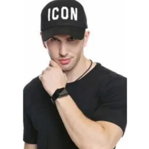 Embroidery Black Cotton Baseball Caps And Hats For Men