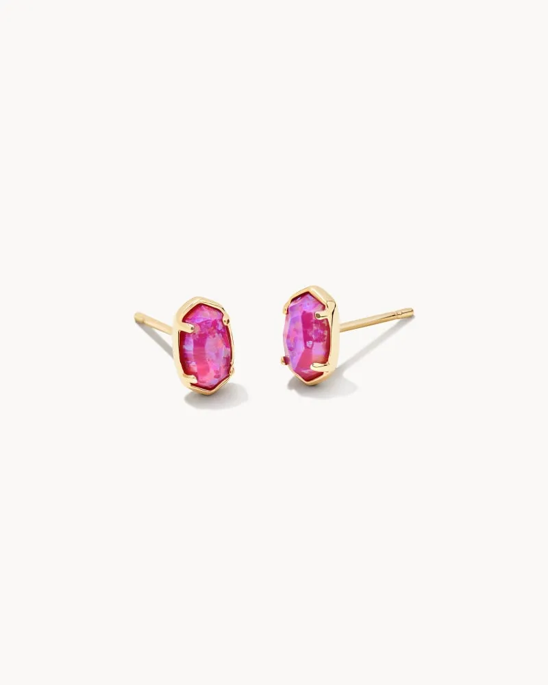 Emilie Gold Stud Earrings