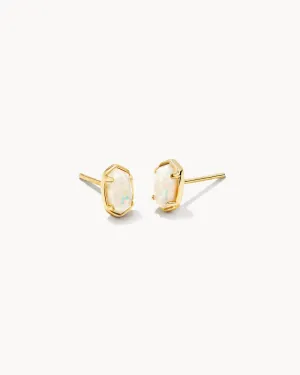 Emilie Gold Stud Earrings