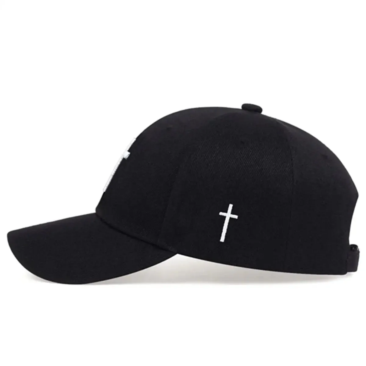 Fashion Simple Black Baseball Cap Solid Color Golf Hat Cotton Snapback Caps Casual Hip Hop Dad Hats For Men Women