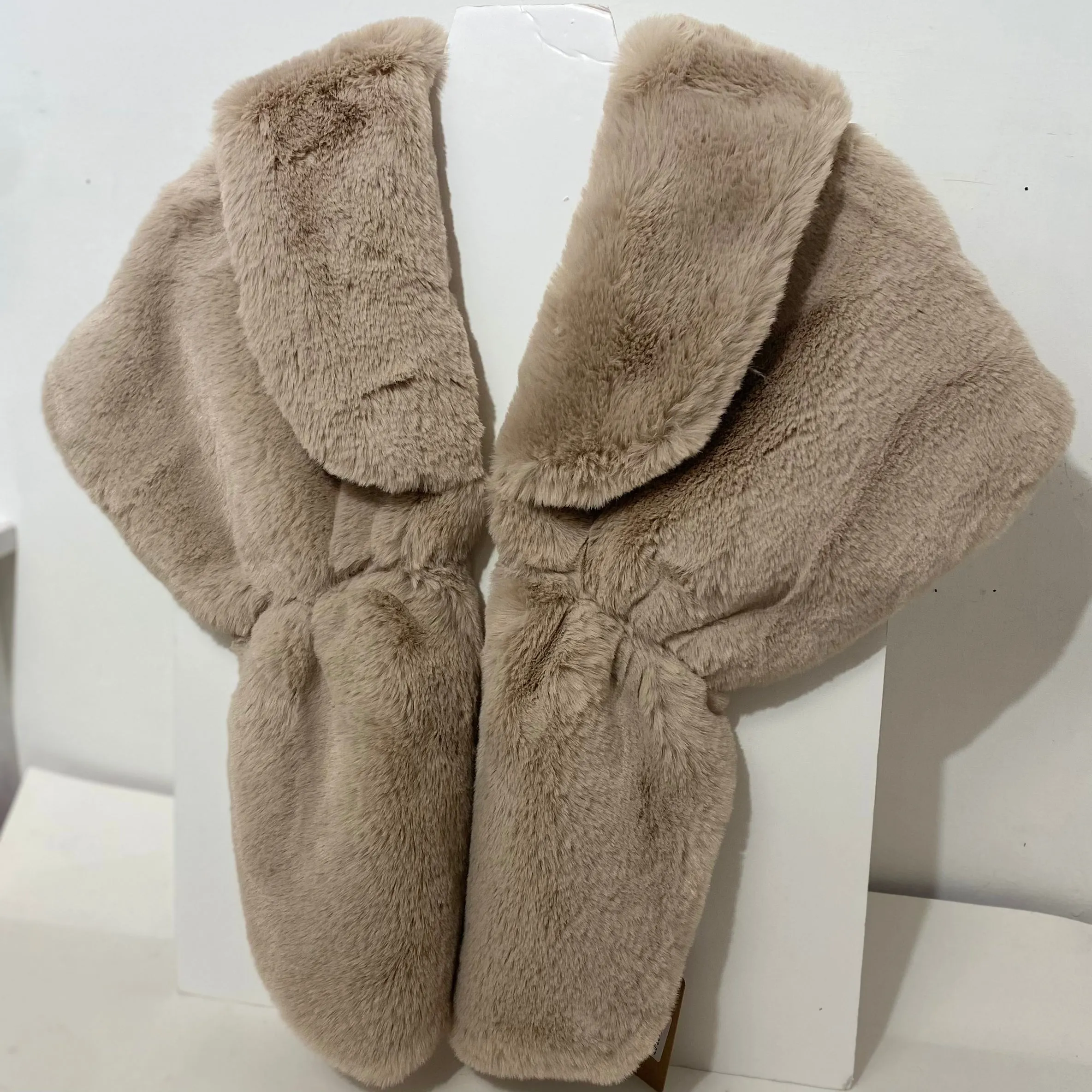 Faux Fur Stole - Teddy