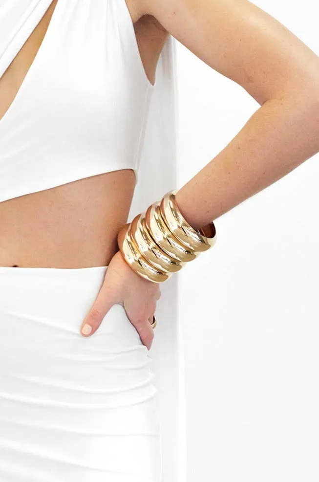 Gold Bangles x1