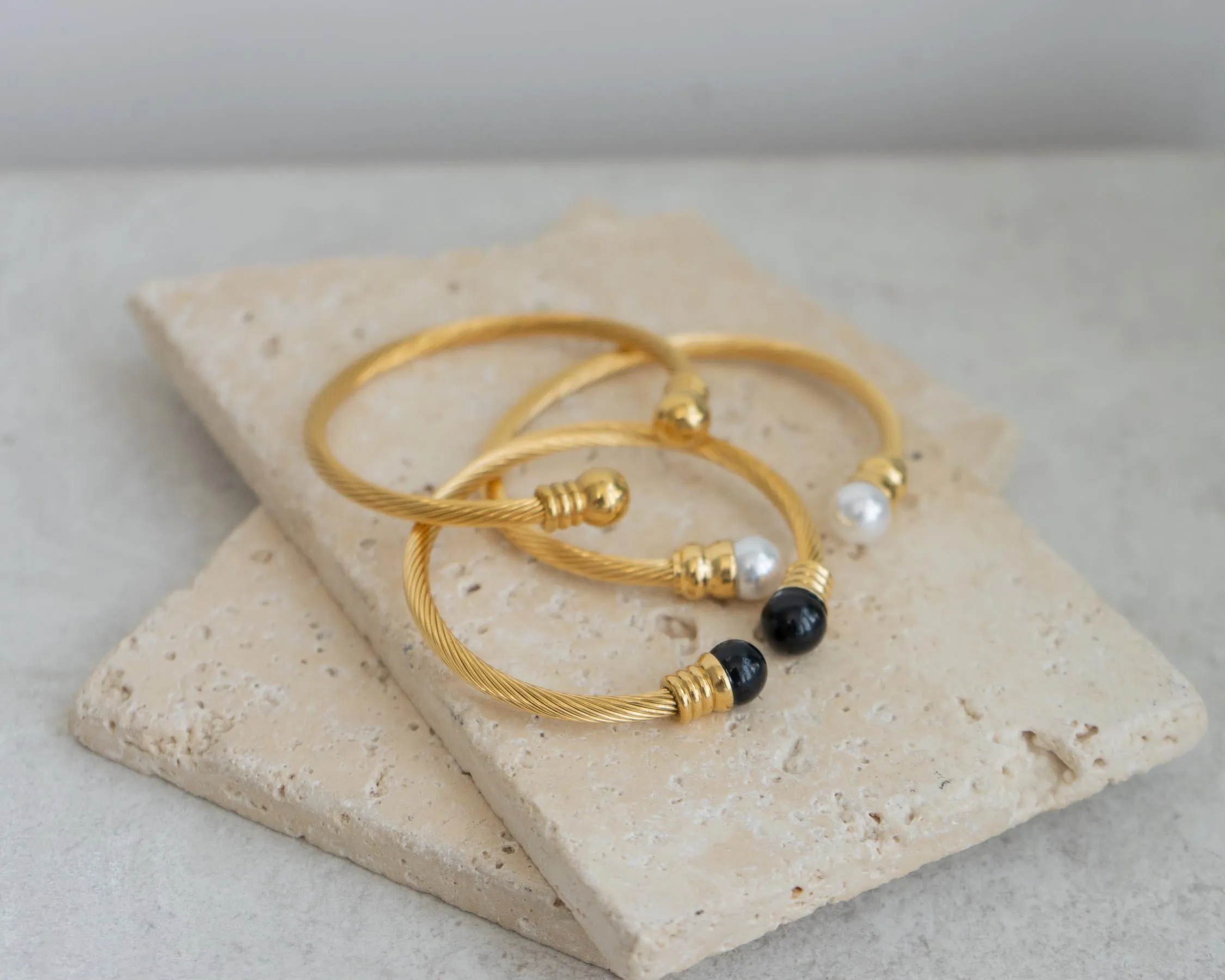 Gold Classic Cable Cuff