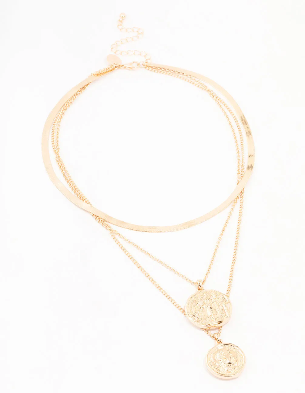 Gold Layered Coin Necklace