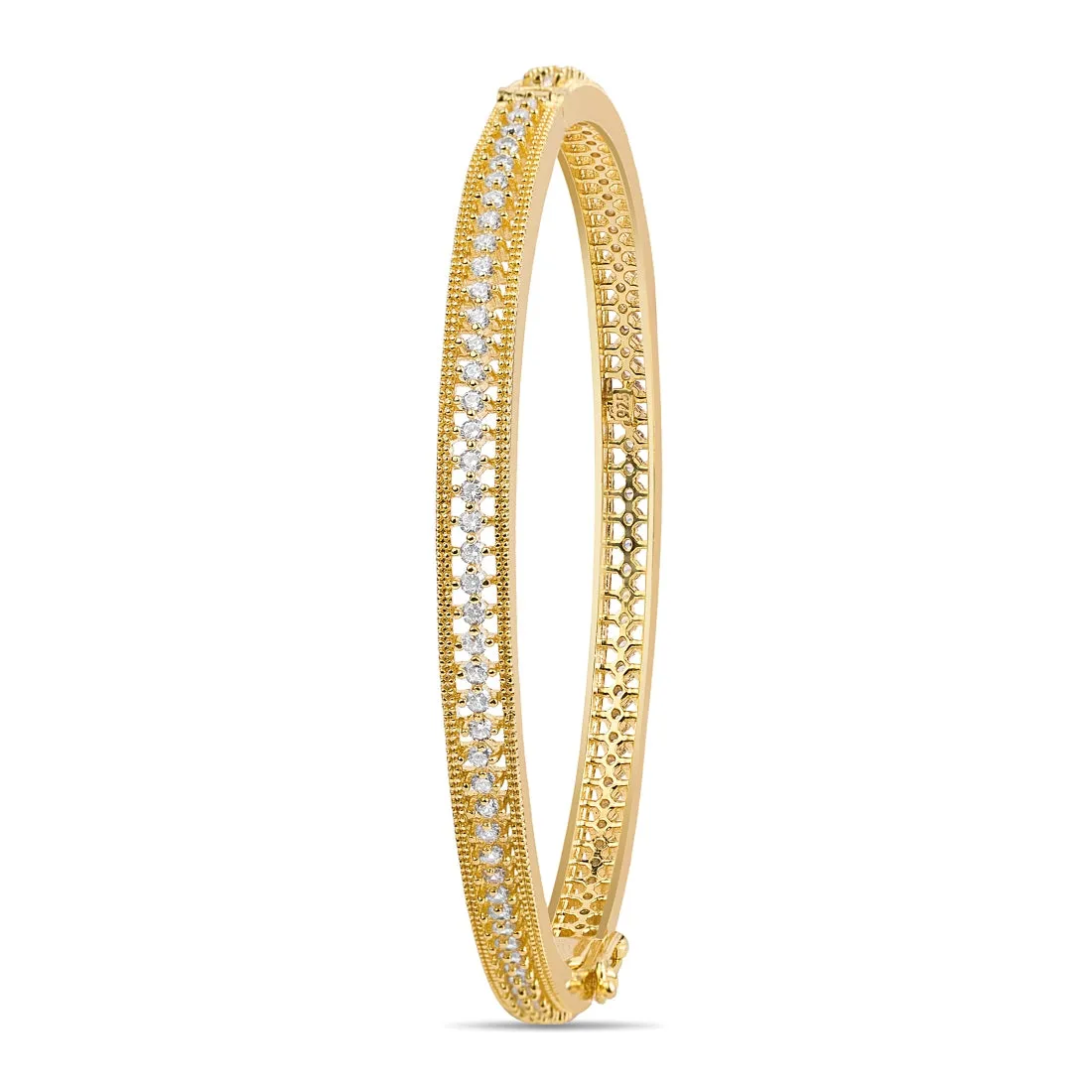 Golden Glow Gold Plated 925 Sterling Silver Bangles