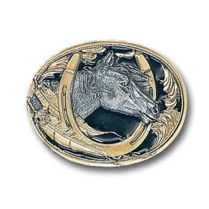 Horse Head Vivatone Belt Buckle