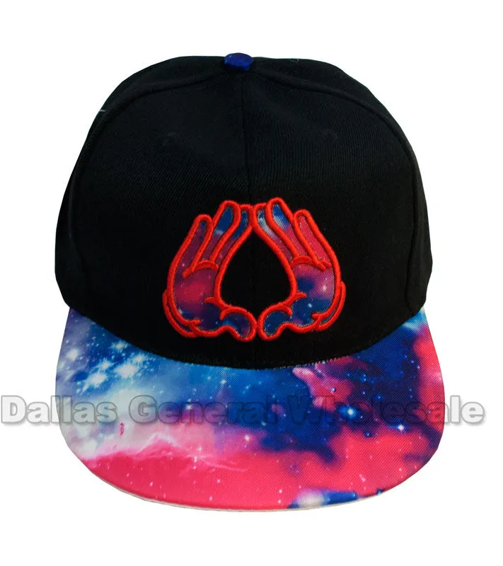 Illuminati Hand Casual Flat Bill Caps Wholesale