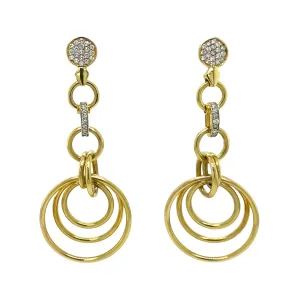 Interlocking Hoop Earrings