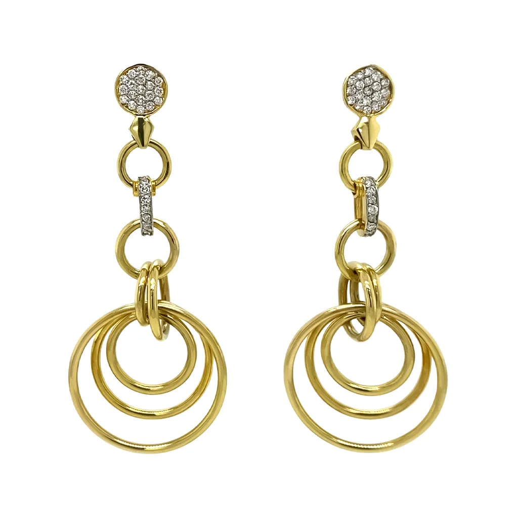 Interlocking Hoop Earrings