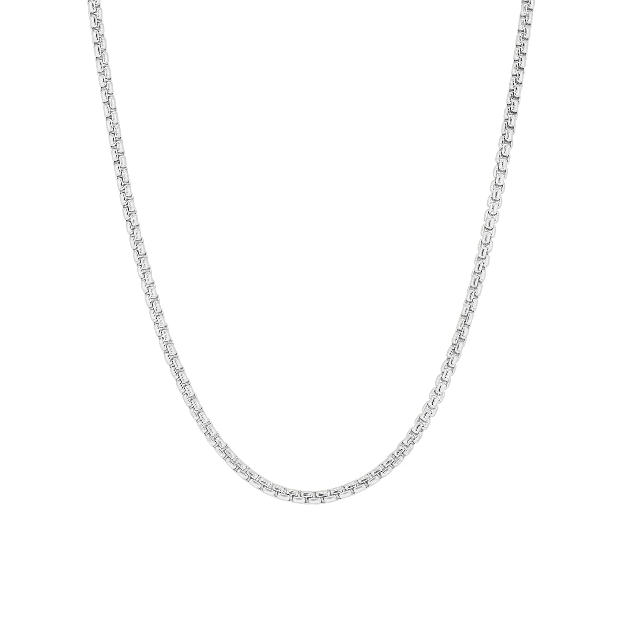 Intrepid Box Chain Necklace 22“