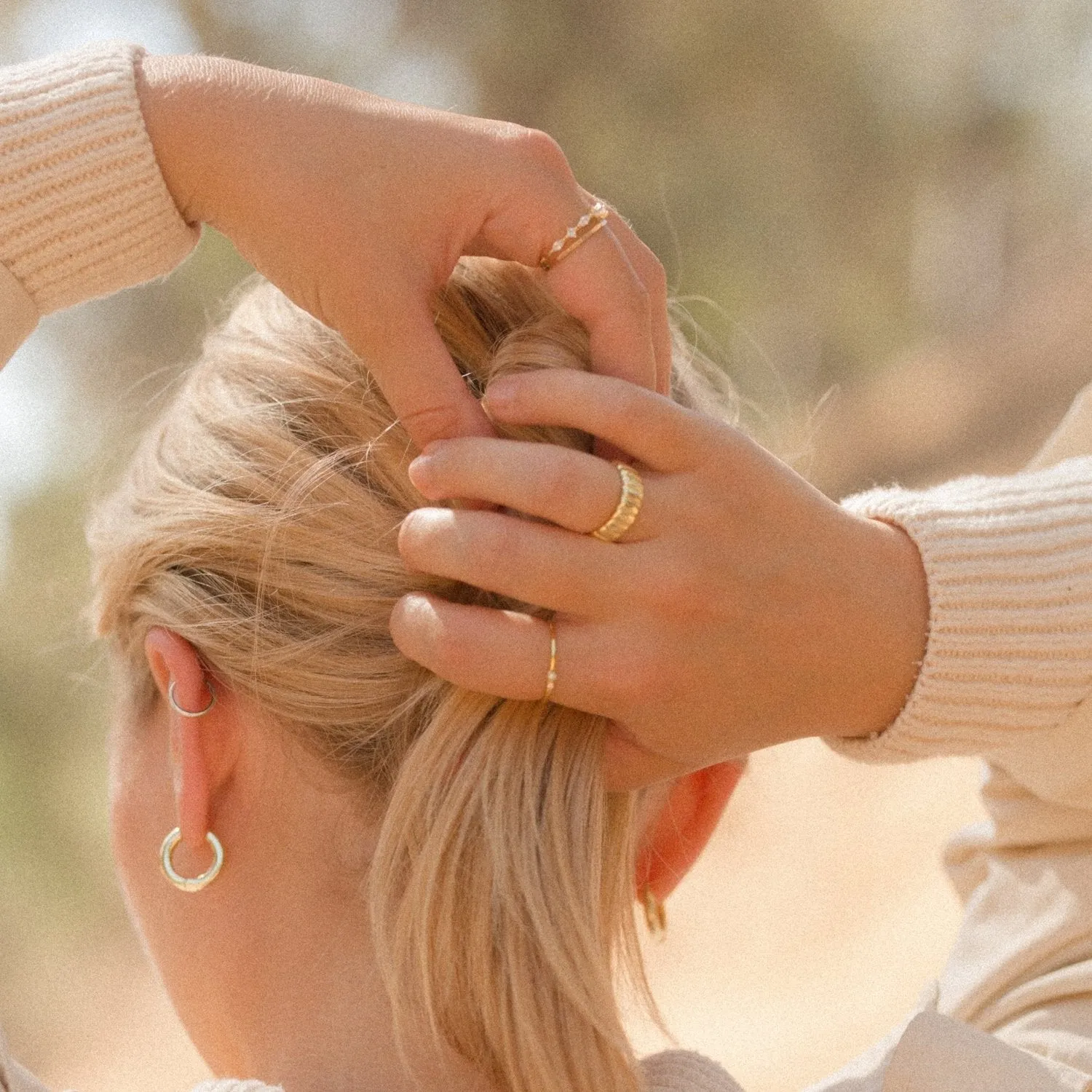 Kate Bold Band 14k Gold Vermeil Ring