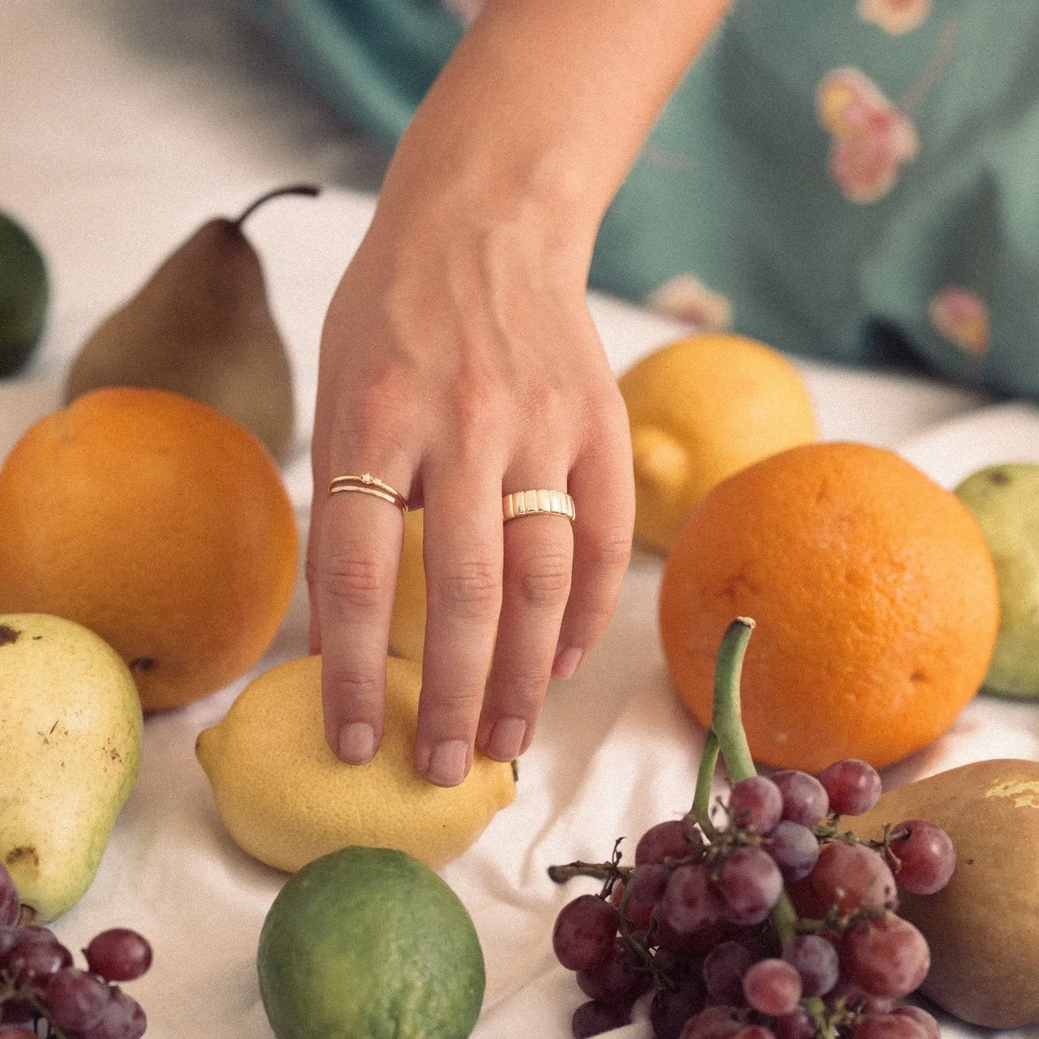 Kate Bold Band 14k Gold Vermeil Ring